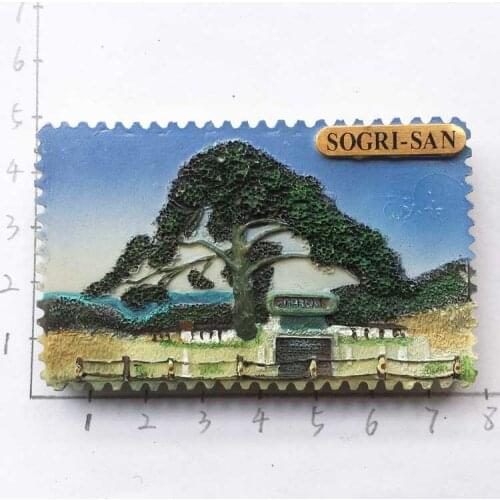 QIQIPP Korea travel commemorative resin refrigerator magnet Seoul Gyeongbokgung travel commemorative magnetic sticker