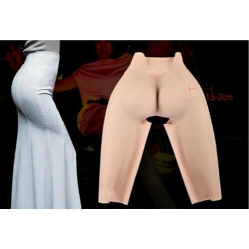 Full Silicone Pads Buttocks and Hips Body Shaper Pants Enhancer Underwear Unisex Shaping Pants