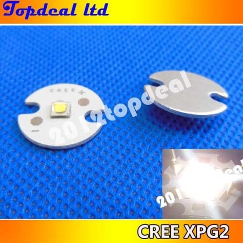 10pcs X Cree Xpg2 1-5W LED Emitter XP-G2 Cold White 6000-6500K;Warm White 3000-3200K White 4000k LED with 16MM Round PCB DIY
