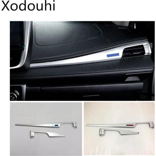Car inner front air conditioning outlet vent middle console control dashboard panel For Toyota Vios/Yaris sedan 2017 2018 2019