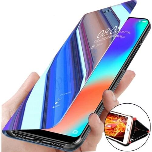 Mirror Flip Case For Xiaomi Mi 9 SE 5X 6X A1 A2 Lite POCOPHONE F1 Cover For Redmi Note 8 Pro 4A 4X 5 5A Prime 6 6A 7 S2 Coque