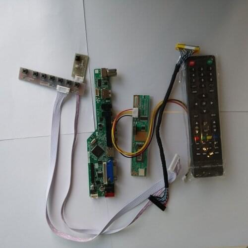 TV TV56 LCD LED RF VGA AV USB HDMI Controller Board kit card DIY For AUO B170PW06 V2/V3 1440*900 panel Screen monitor
