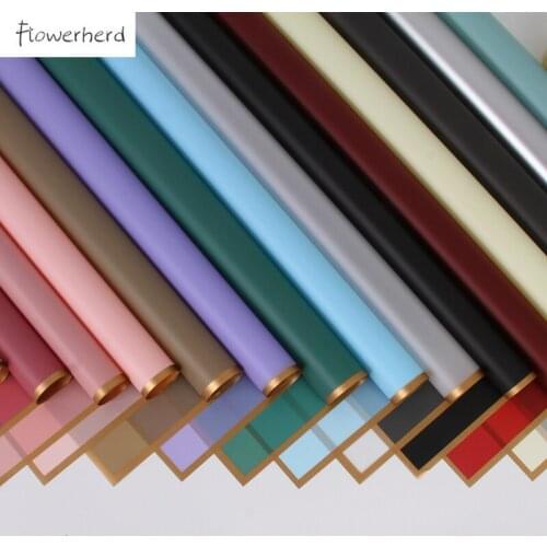 20pcs Phnom Penh Matte Craft Paper Floral Flower Bouquet Wrapping Paper Translucent Waterproof Gift Packaging Paper Tissue Paper
