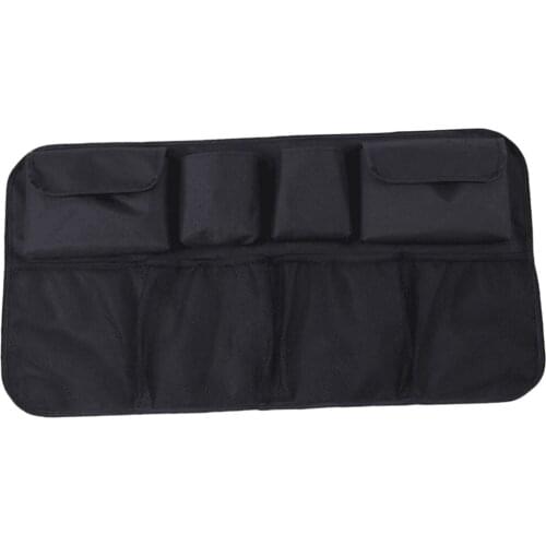 Backseat Car Organizer Kick Mats, Multi-Pocket Back Seat Storage Pockets for Kids Toy Bottle Drink Vehicles Travel Accessories