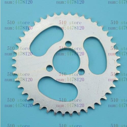 Free shipping T8F Rear chain Sprocket Silver T8F 44T tooth 29mm For 43cc 49cc Minimoto Gas Petrol Goped Scooters