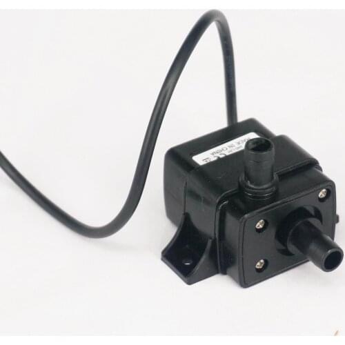12V DC Electric Mini Water Circulation Pump brushless motor Submersible pump for hydroponics Medical 4.8W 0-60 degrees Celsius