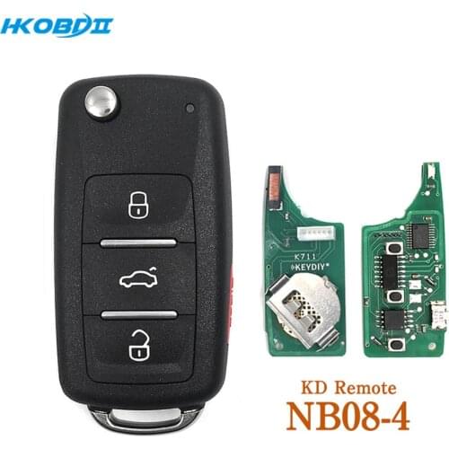 HKOBDII KEYDIY Original KD NB08-4 NB Series Universal Multi-function For KD900/MINI KD/URG200 Key Programmer NB Series Remotes