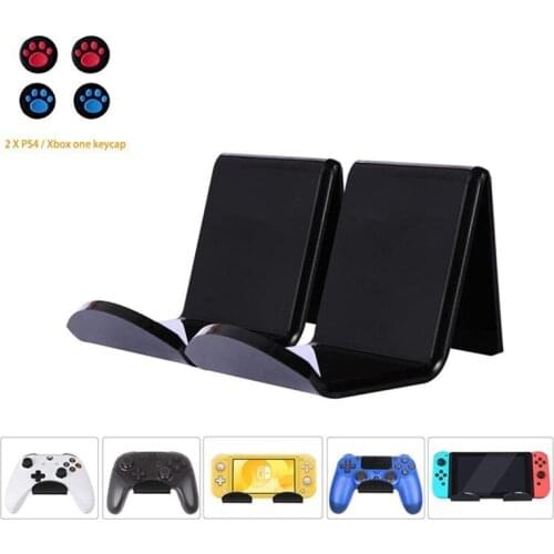 Game Accessories Controller Organizer Acrylic Wall Mount Holder Hanger Rack Hook Stand for PS4 Xbox One Switch Pro PS5 Headphone