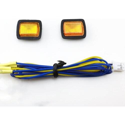 Toys Model Car Parts Body Shell Front Turning Light Cup Led For 1/10 Rc Tamiya CC01 Jeep-Wrangler Remote Control Car