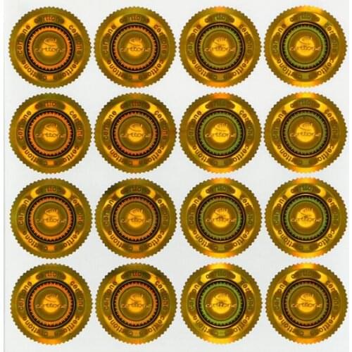 Custom Logo And Size High Quality Folding Booklet Sticker Printing