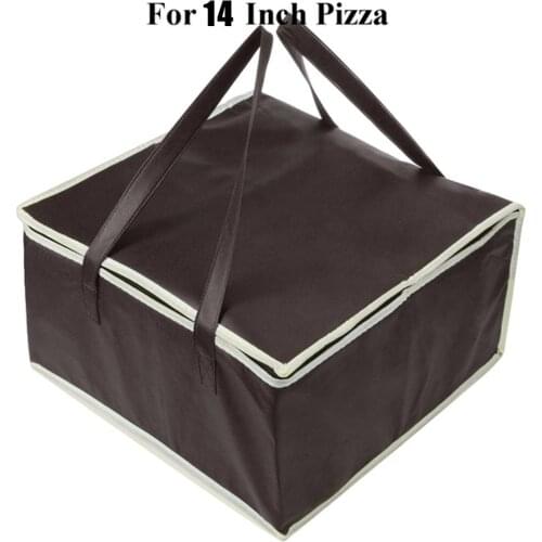 Insulation Food Insulated Bag Non-woven Pizza Warmer Waterproof Zipper