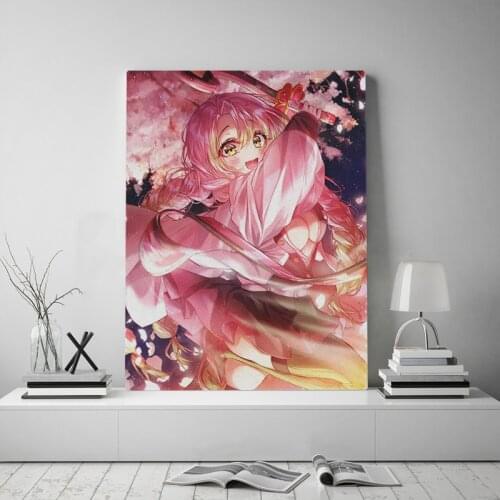 Canvas Prints Demon Slayer Kimetsu No Yaiba Painting Wall Art Mitsuri Kanroji Poster Modular Picture Bedroom Modern Home Decor
