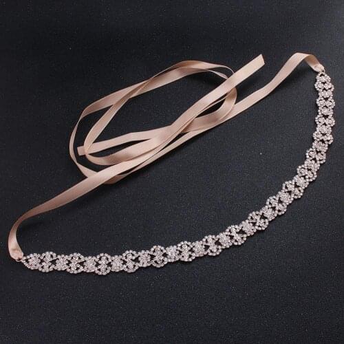 Classic Woven Fashion Style Belt Rhinestones Ersatile Bride Belt Women Wedding Dress Belt Accessories