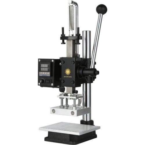 Hot Foil Stamping Machine Leather Embossing Gold stamping Hot pressing Mold cutting Rhombus punching Branding Wood