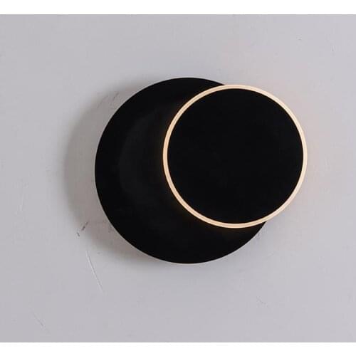 Nordic Creative Rotatable Wall Lamp Hotel Room Bedside Lamp Home Decor Aisle Led Lamp Corridor Living Room Bedroom Wall Lights
