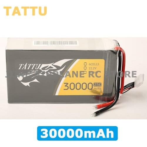 Tattu 22.2V 6S 25C 30000mAh Lipo Battery for Agricultural Drones