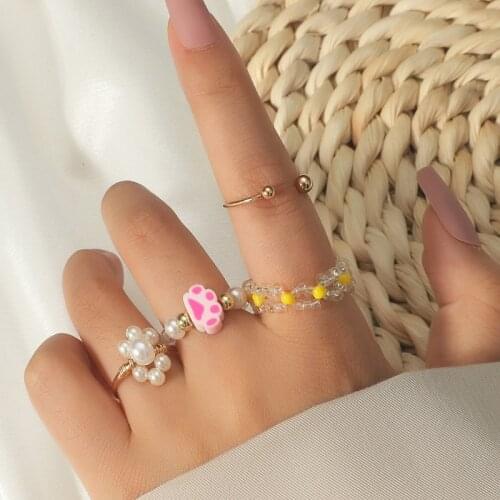 LittleDolphan White Rings