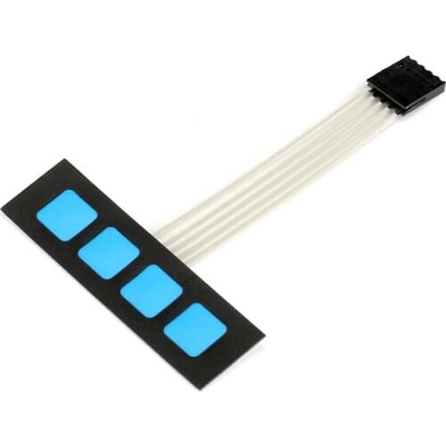 10 pcs 4 Key Matrix Membrane Switch Keypad Keyboard Control Panel SCM Extended Keyboard for Arduino 1x4 No Words