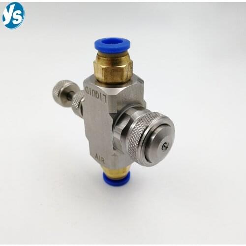 Air atomizing nozzle,siphon water misting air atomizer nozzle,air atomizing spray nozzle fine misting for dust suppression