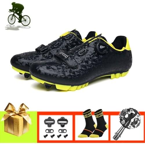 Cycling sneakers breathable self-locking mountain bike shoes for men women Athletic riding bicycle racing bike sport shoes