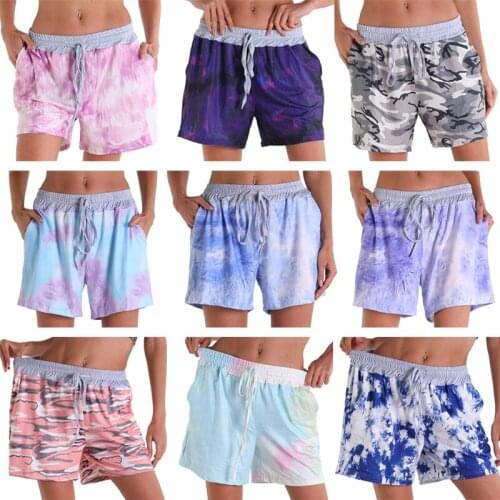 Femme Loose High Waist Pantalones Cortos Mujer Wild Spodenki Damskie Elastic Waist Beach Correndo Short Pants шорты женский