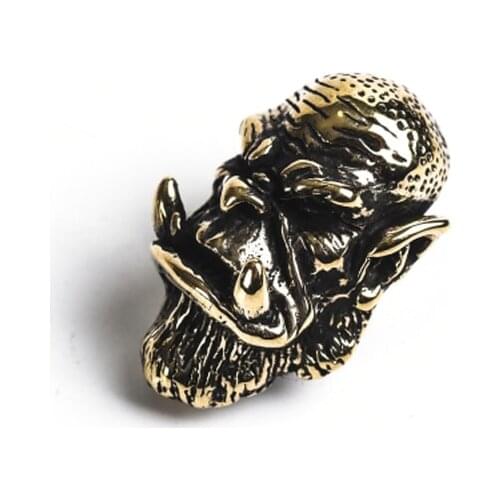 1PC World Of Warcraft Screw Buckle Bead Leather Belt Bracelet Bag Wallet DIY Decorative Accessories Pendant Multipurpose Tool