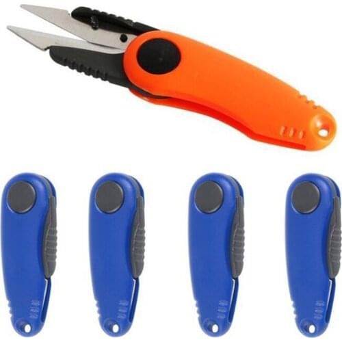 1PCS Mini Shrimp-Shaped Multi-function Stainless Steel Fish Use Scissors Line Cutter Folding Fishing Gear Fishing Accessories