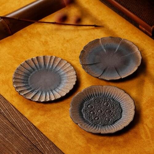 1pc Chic High Quality Ceramic Coaster Coffee Tea Cup Pad Cup Mat Round Placemat Table Mats Drink Coasters Kitchen Decoration