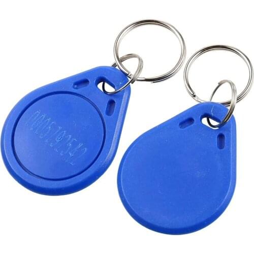 10pcs RFID EM4100 Door Entry Access Control High-quality 125KHz ID Tags Keyfobs Card Only Read Chip Plastic Keyfob