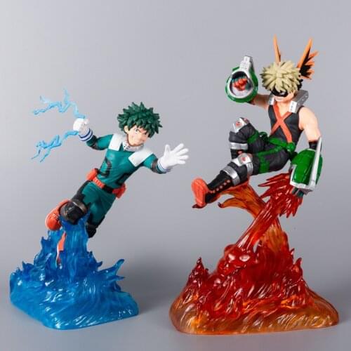 Anime My Hero Academia Gk Bakugo Katsuki Vs. Midoriya Izuku PVC Action Figure Toys