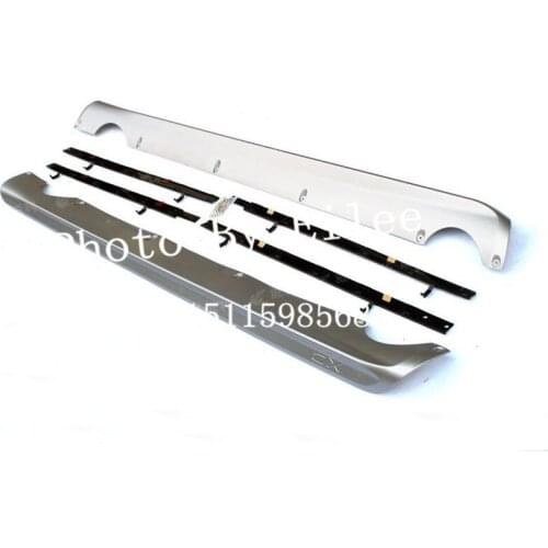 Free Shipping EMS Fedex fit FOR ABS OEM plastic chrome VOLVO XC60 2008 2009 2010 2011 2012 side skirt protection Nerf bar