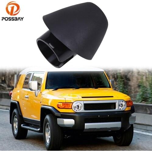 POSSBAY Black Car Auto Mast Antenna Radio Base for Toyota FJ Cruiser 2007 2008 2009 2010 2011 2012 2013 2014 Aerials Ornament