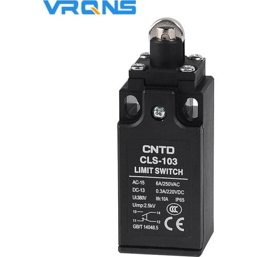 CLS-103 1NO+1NC Stainless Steel Rolle Steel Roller Plunger Mini Micro Electrical Limit Switch for Tower Crane
