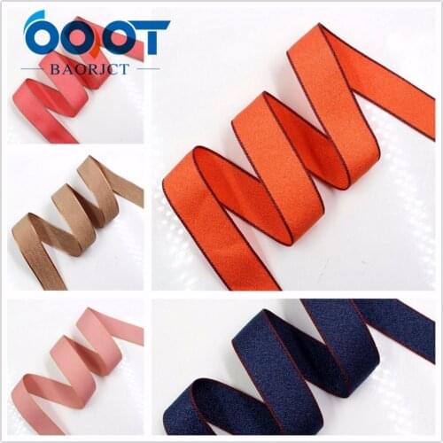 OOOT BAORJCT 1801057 25 mm 10 yards Double-sided Ribbons Thermal transfer Printed grosgrain Wedding Accessories DIY material