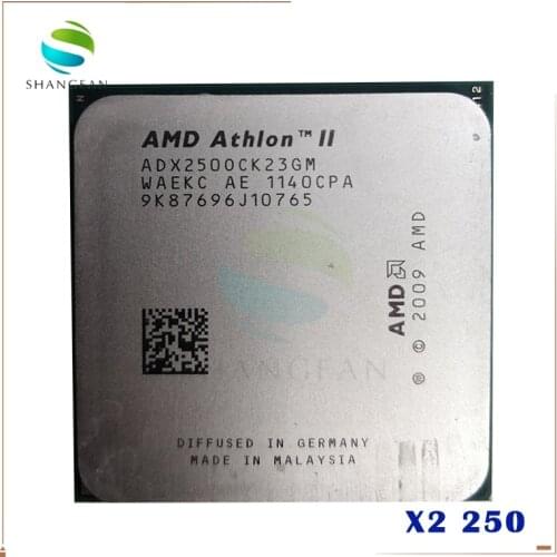 AMD Athlon X2 250 3GHz Dual-Core CPU Processor ADX250OCK23GM ADX250OCK23GQ Socket AM3 938pin
