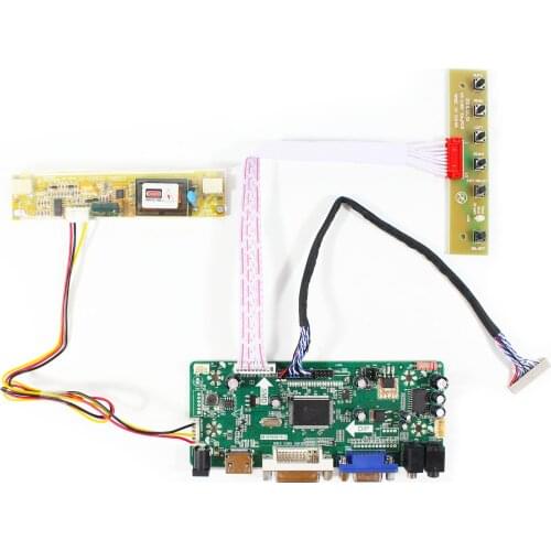 H DMI VGA DVI LCD Controller Board M.NT68676 work for 15inch 1280X720 LCD Screen
