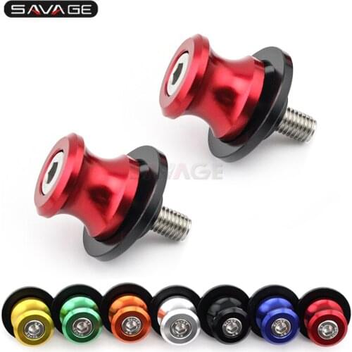 Swingarm Spools Slider For SUZUKI GSR 750 600 400 GSX650F GSX1250FA GSF 1250/1200 N/S Bandit SV650 Motorcycle CNC Stand Screw M8