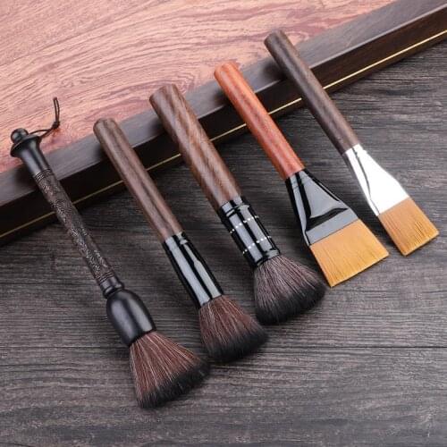 Chinese Kung Fu Solid Wood Tea Brush Plate Pot Toy Cleaning Brushes Tea Accessories
