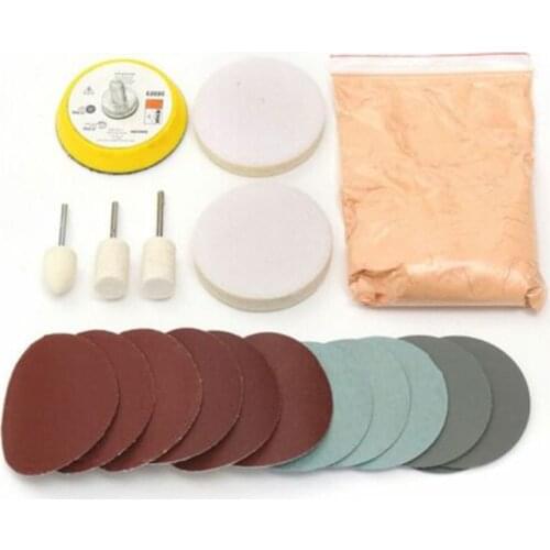 Glass Polishing Kit Cerium Oxide Powder For Car Windscreen Anti-Scratch Remover