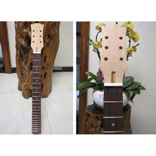 LP style New finished electric guitar parts ,Strong Guitar Neck 6 string guitar neck