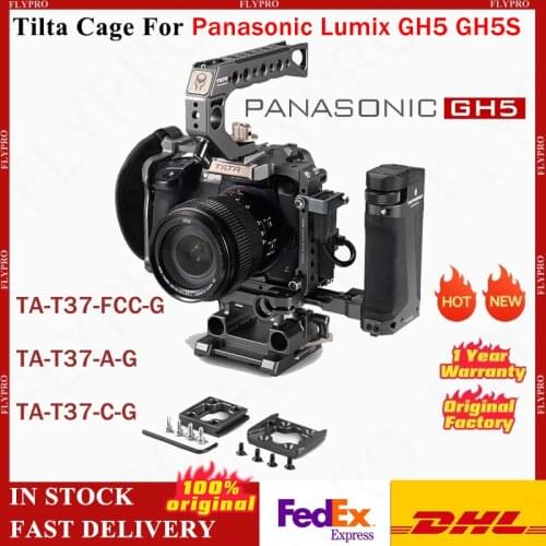 Tilta Cage For Panasonic Lumix GH5/GH5S Cage with Top Handle Handgrip Kit GH DSLR Cage Rig