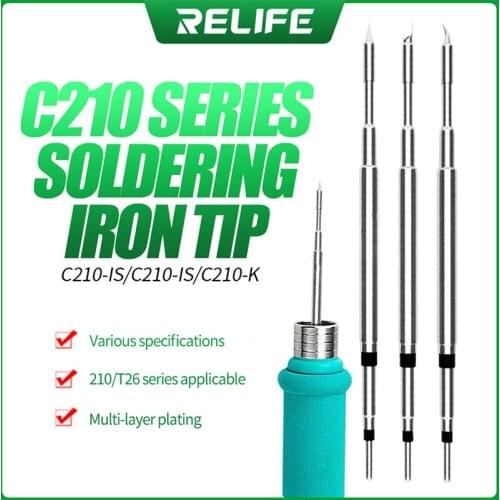 RL-C210 Soldering Tip for JBC C210 Series Sugon T26 T26D Series Soldering Iron Tip Equal quality High Grade A