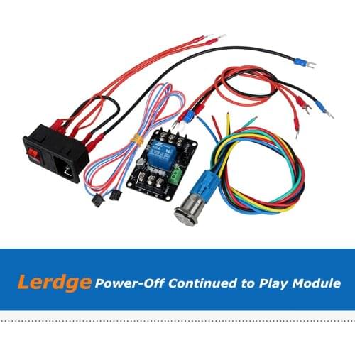 Lerdge-X Lerdge-K Board Power-Off Continued to Play Regulator Power Monitor Expansion Module For 3D Printer Parts