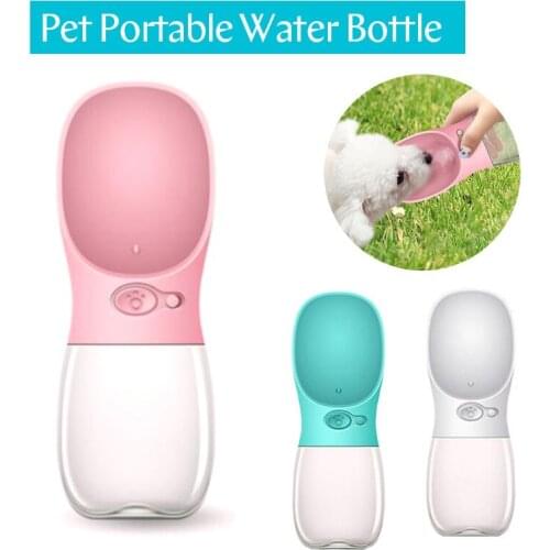 Portable Pet Water Bottle Outdoor Travel ABS PC Dog Cat Drinking Bowl Pet Water Dispenser For Small dogs Pet Feeder Dog Bowls