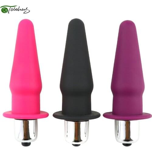 Vibrators Anal Butt Plug Vibrator Sex Toys Prostate Massager Adult Toy Sextoy Erotic For Men Women Male Sex