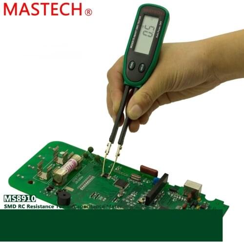 Smart SMD Tester MASTECH MS8910 Digital Multimeter 3000 counts RC Resistance Capacitance Diode Meter Tester Auto Scan