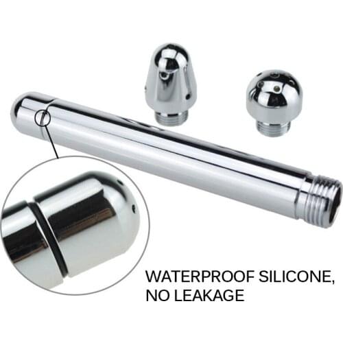 Unisex Vaginal Anal Cleaner Enema Shower Water Nozzle 3 Plug Head Colonic Douche System Cleaner tool Anal Sex Toys Anal Plug