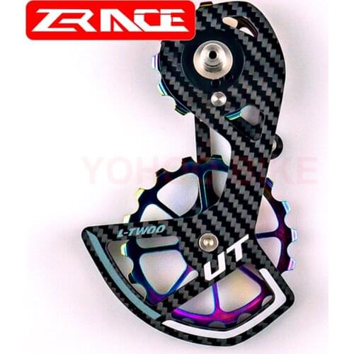 LTWOO Bicycle Rear Derailleurs Guide Wheel Bike Ceramic Bearing Carbon fiber Jockey Pulley Wheel Set For Ultegra / DURA ACE
