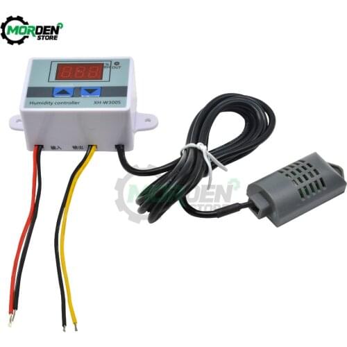XH-W3005 Digital LED Humidity Controller Hygrometer Humidity Control Switch Hygrostat SHT20 Humidity Sensor AC 110-220V Dropship