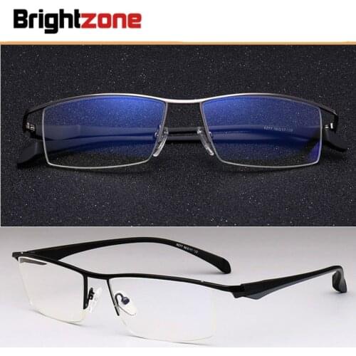 Brightzone Brand Men Women Glasses Mirror Anti Blue Light Computer Protection Optical Eyeglasses Rims Spectacle Titanium Frames